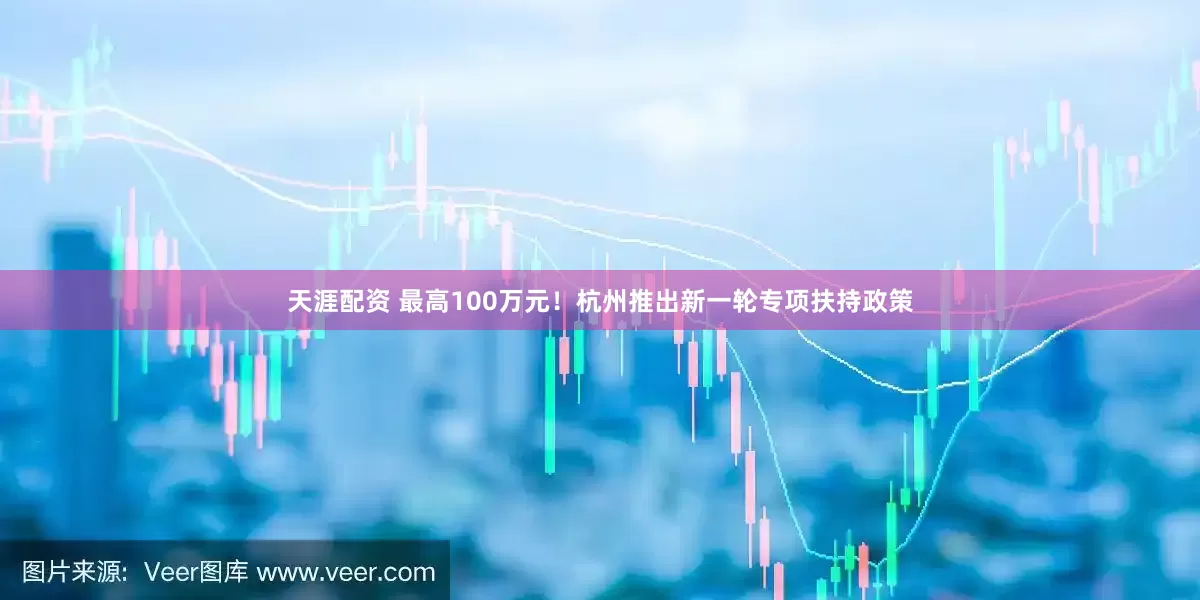 天涯配资 最高100万元！杭州推出新一轮专项扶持政策
