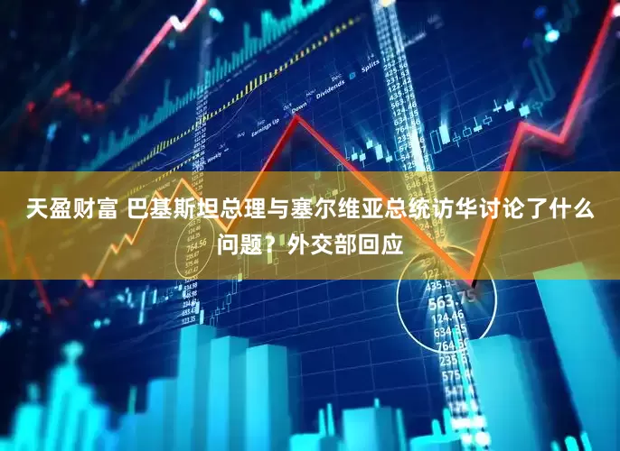 天盈财富 巴基斯坦总理与塞尔维亚总统访华讨论了什么问题？外交部回应
